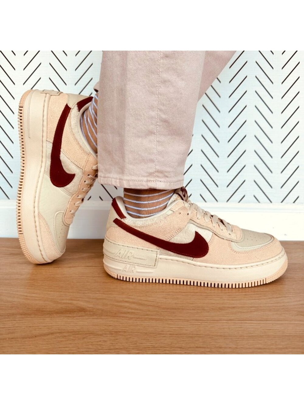 ❤️Nike Air Force 1 Shadow Shimmer 2022 Sz 9.5 Women's Shoes Sneakers DZ4705-200